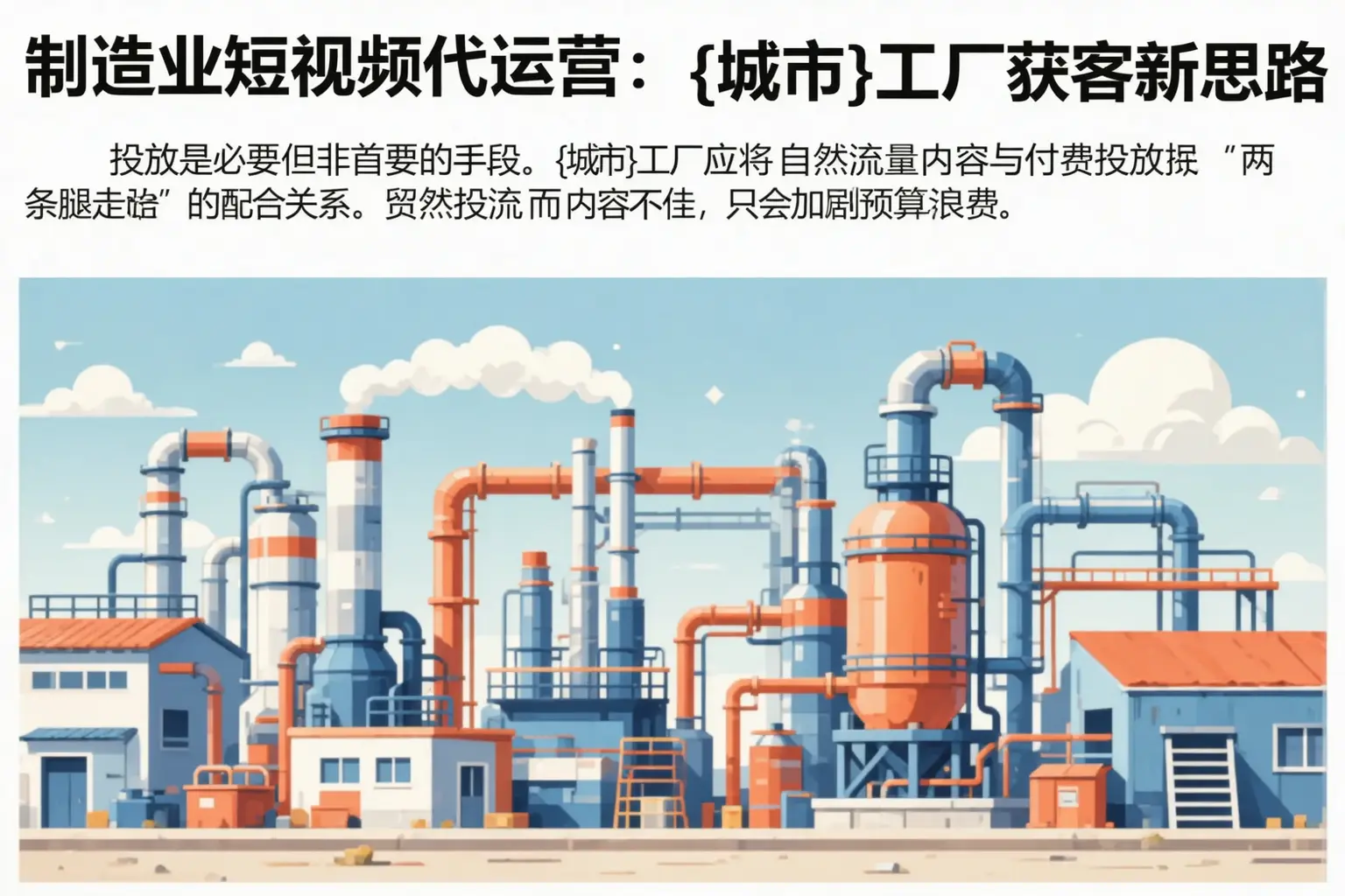 制造业短视频代运营：资阳工厂获客新思路