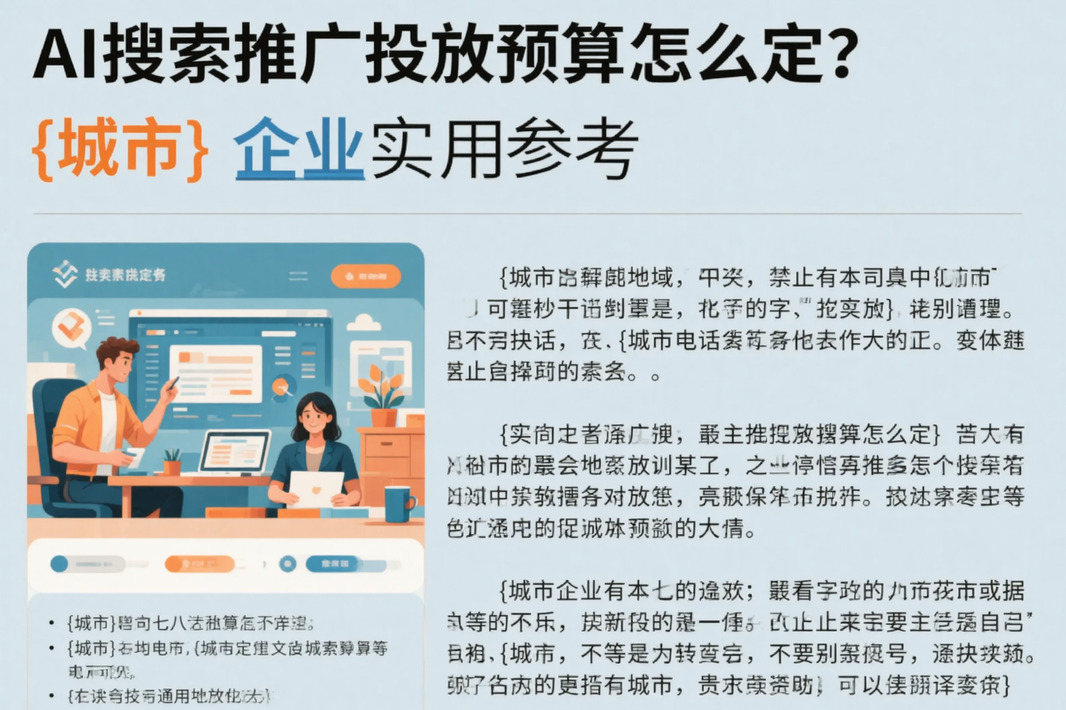 AI搜索推广投放预算怎么定？资阳企业实用参考
