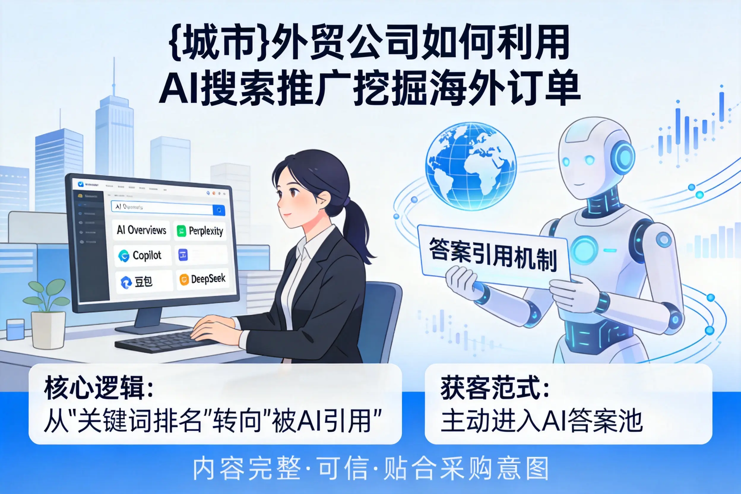 资阳外贸公司如何利用AI搜索推广挖掘海外订单
