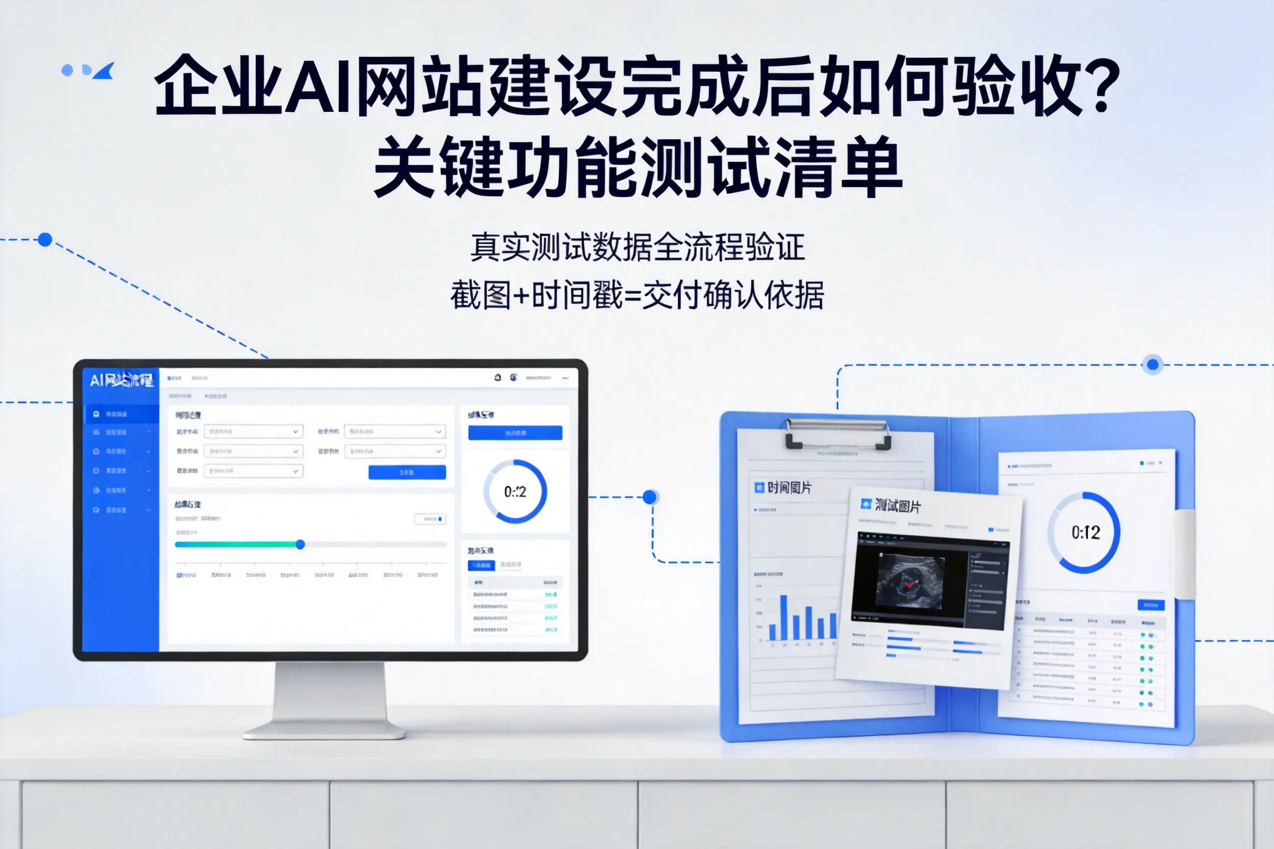 资阳企业AI网站建设完成后如何验收？关键功能测试清单