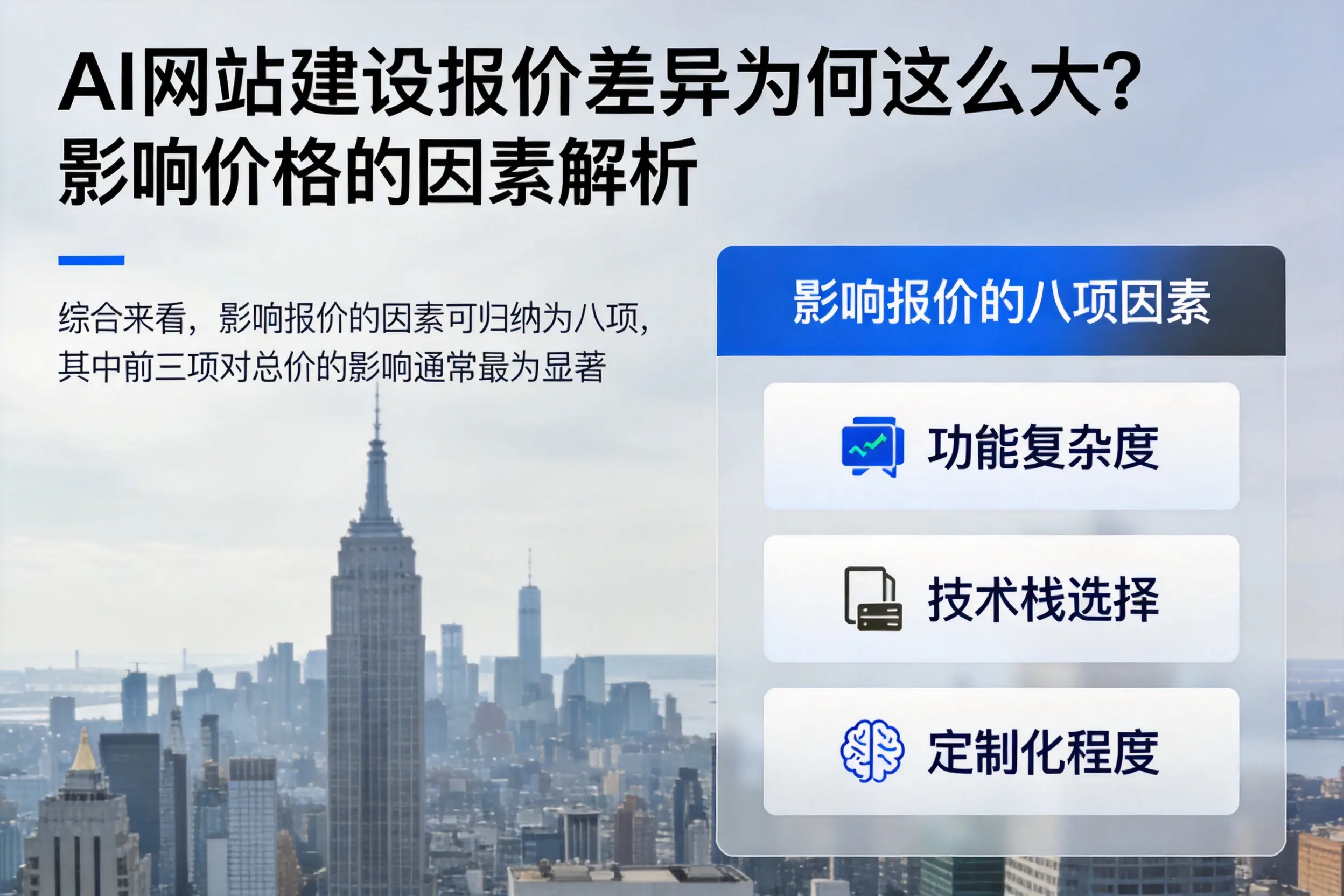 资阳AI网站建设报价差异为何这么大？影响价格的因素解析