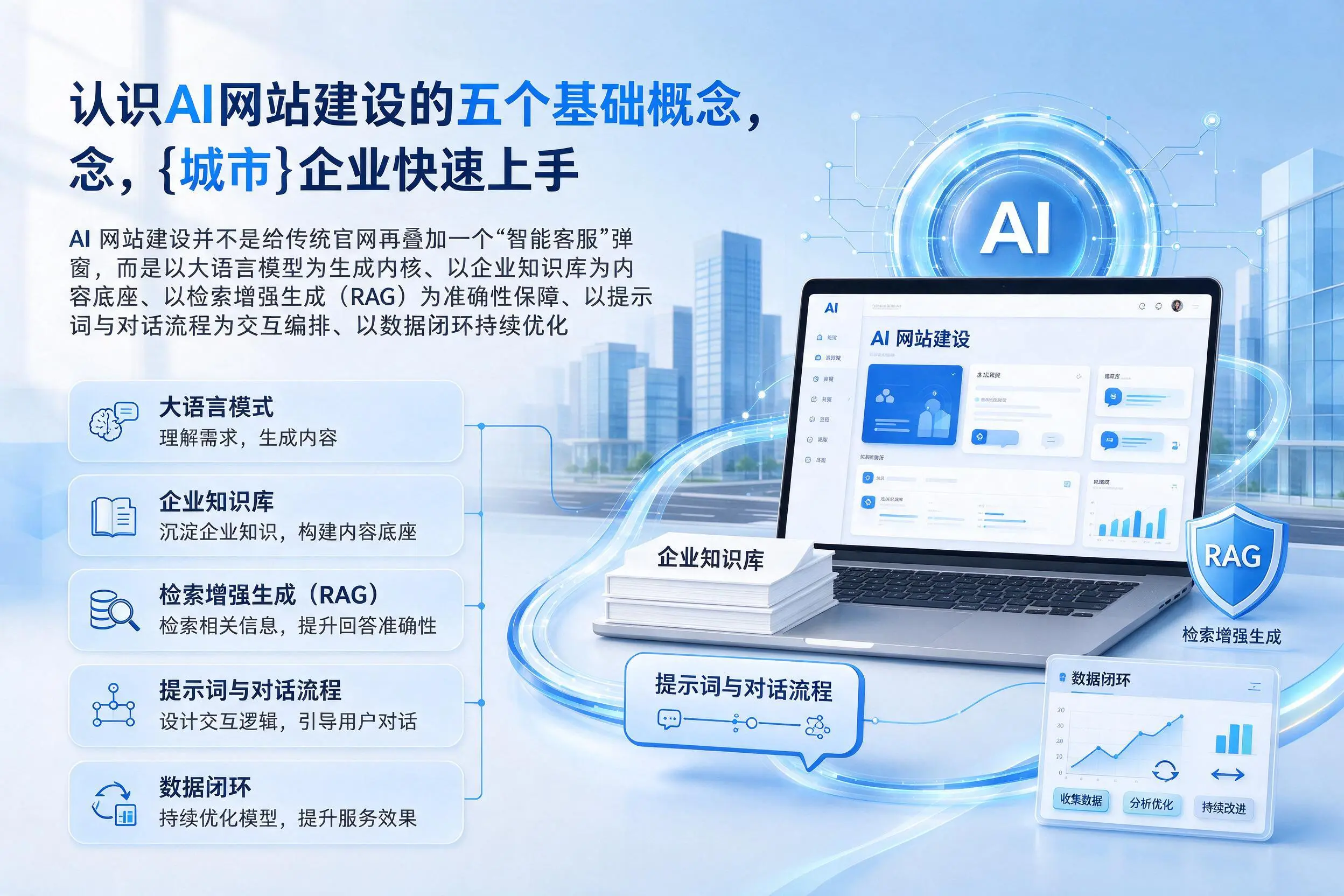 认识AI网站建设的五个基础概念，资阳企业快速上手