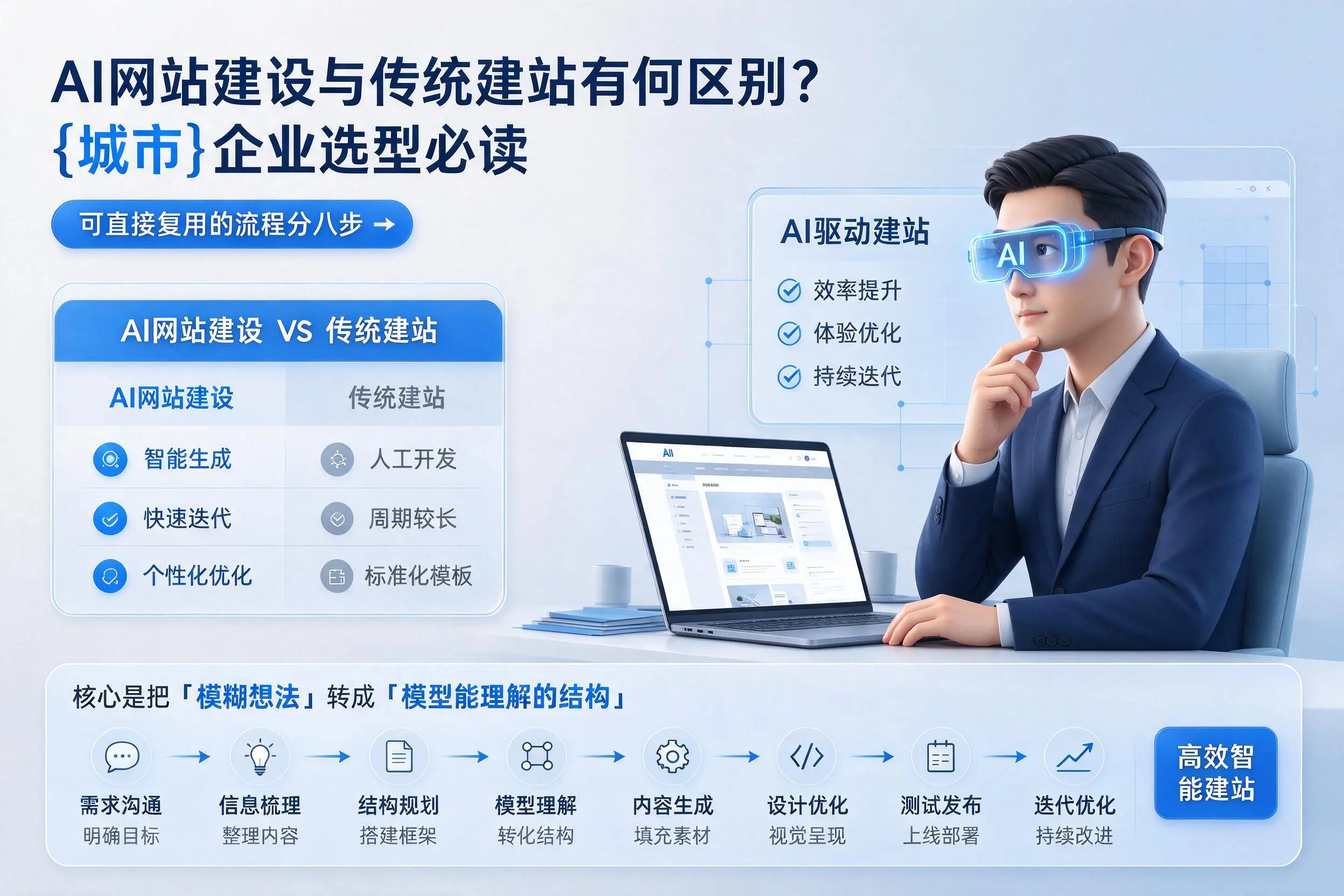 AI网站建设与传统建站有何区别？资阳企业选型必读
